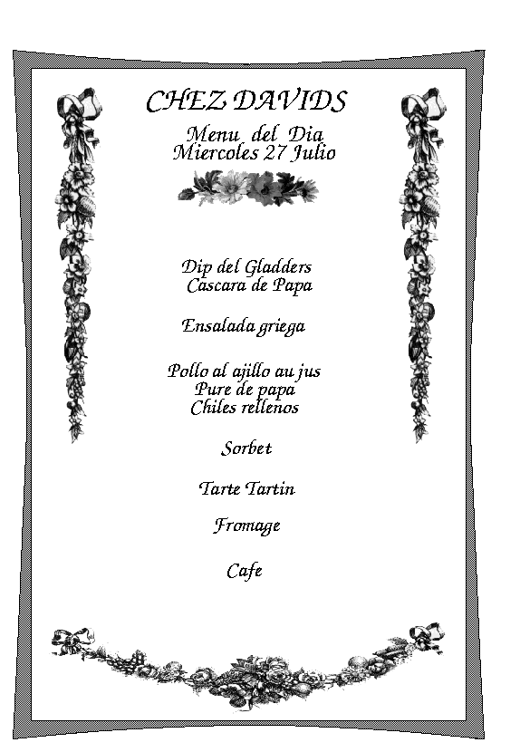 Special Dinner