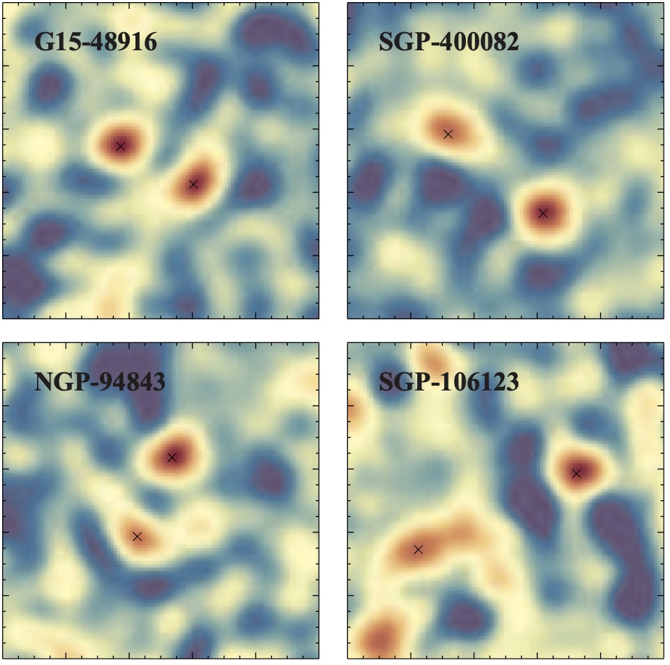 Early science with the Large Millimeter Telescope: a 1.1 mm AzTEC survey of red-Herschel dusty star-forming galaxies